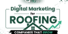 Digital Marketing for Roofing Companies banner by Able To Do featuring SEO, lead generation, website optimization, and online marketing strategies to help roofing businesses grow.